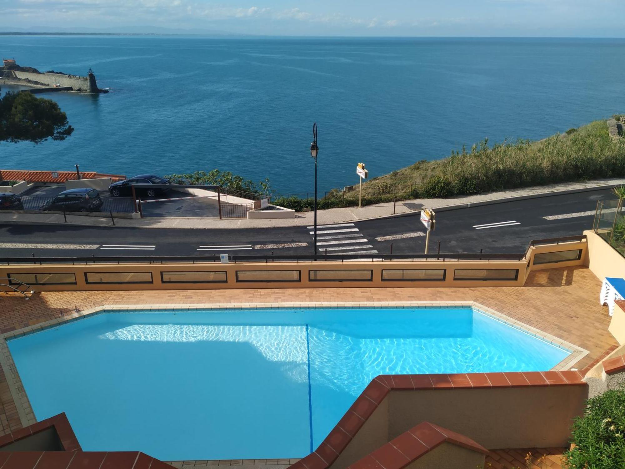 Location Vue Mer Du Samedi Au Samedi, Clim, Parking, Piscine, Plage Collioure Extérieur photo